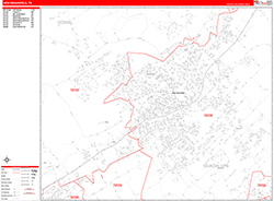 Red Line Map Example